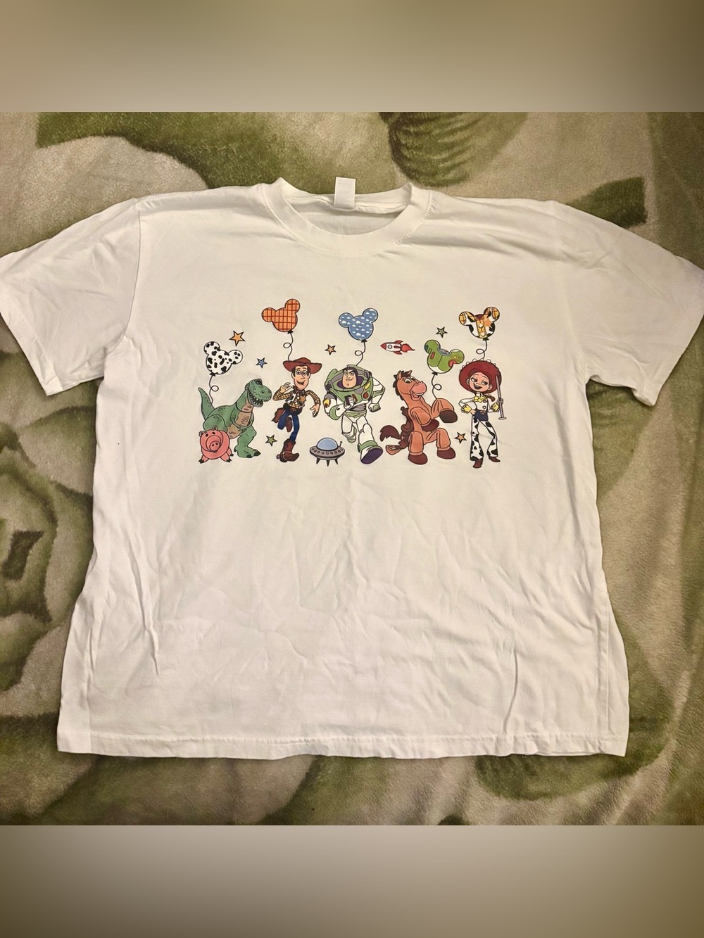 Disney Women’s White Graphic Toy Story T-Shirt